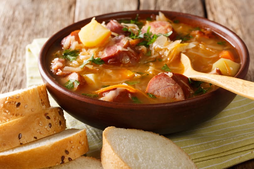 Spicy Cabbage and Chorizo Soup Spicy Cabbage and Chorizo Soup